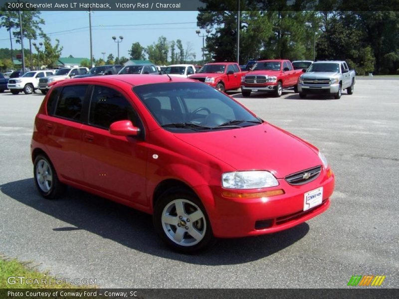 Victory Red / Charcoal 2006 Chevrolet Aveo LT Hatchback
