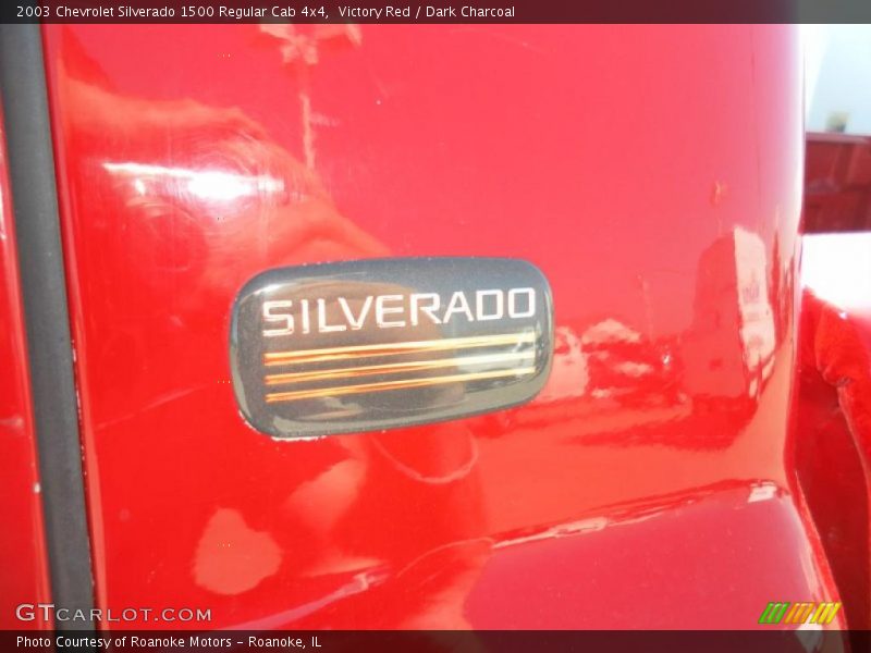 Victory Red / Dark Charcoal 2003 Chevrolet Silverado 1500 Regular Cab 4x4