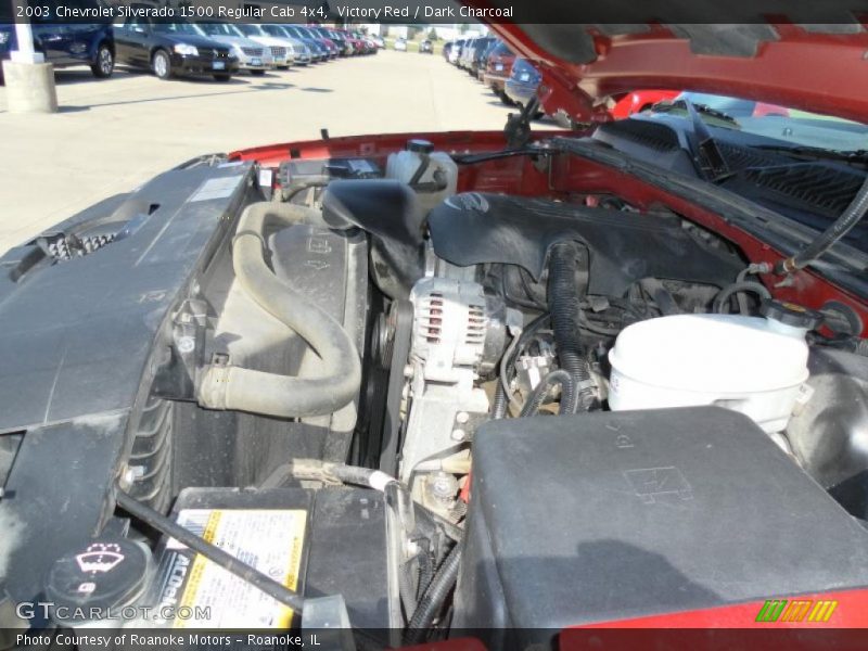 Victory Red / Dark Charcoal 2003 Chevrolet Silverado 1500 Regular Cab 4x4