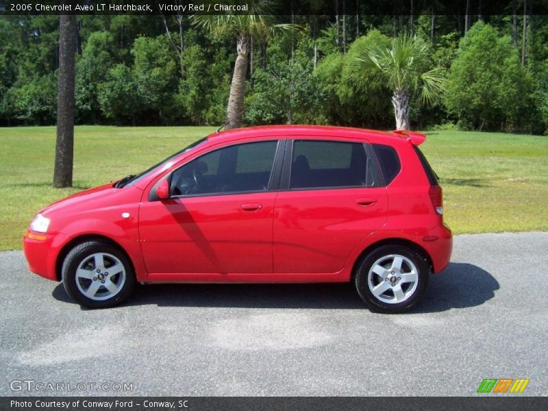 Victory Red / Charcoal 2006 Chevrolet Aveo LT Hatchback