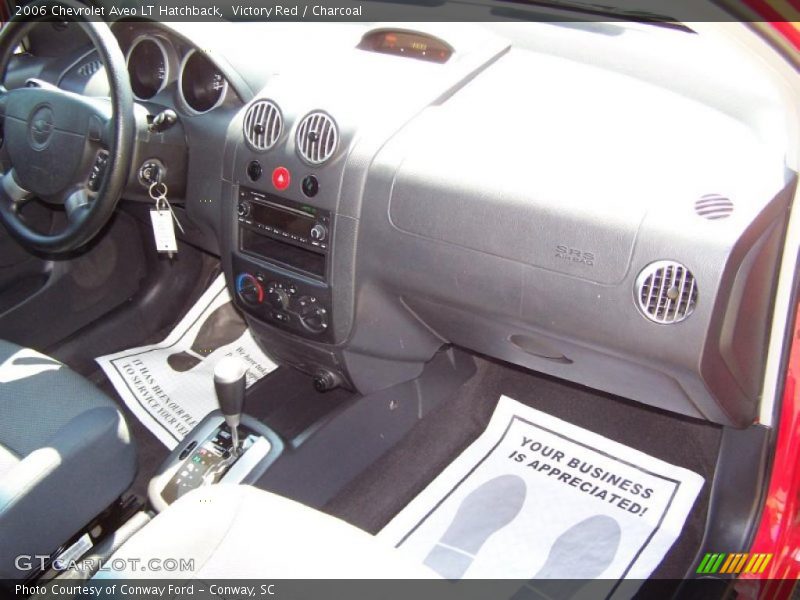 Victory Red / Charcoal 2006 Chevrolet Aveo LT Hatchback