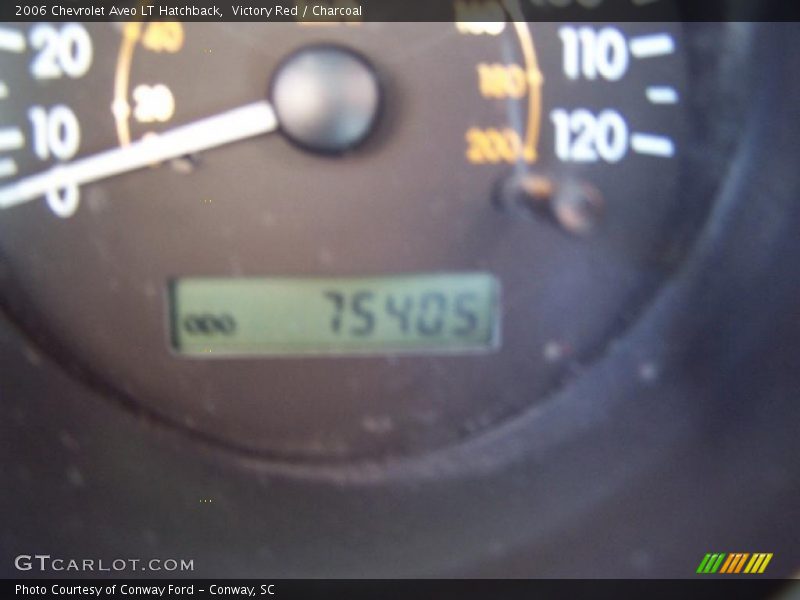 Victory Red / Charcoal 2006 Chevrolet Aveo LT Hatchback