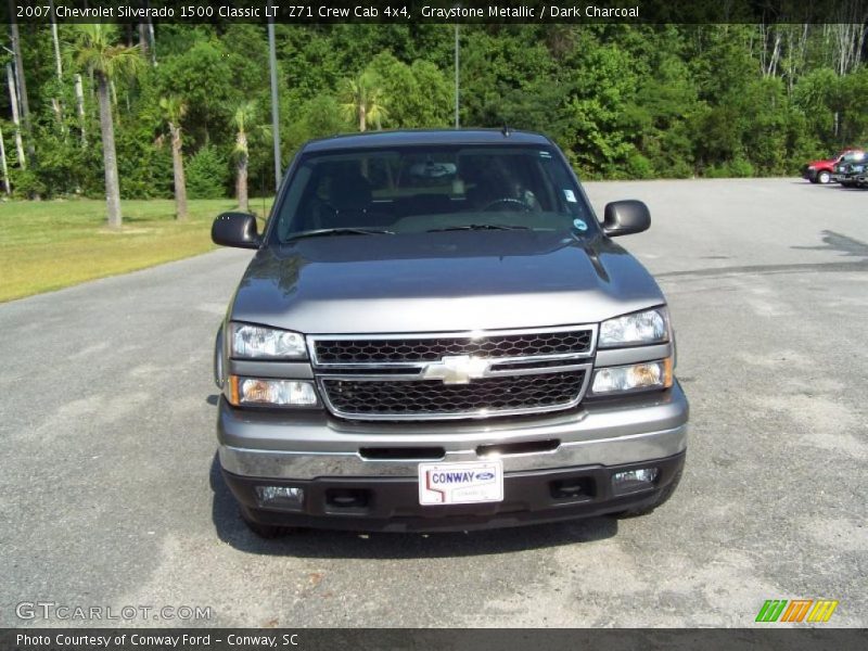 Graystone Metallic / Dark Charcoal 2007 Chevrolet Silverado 1500 Classic LT  Z71 Crew Cab 4x4