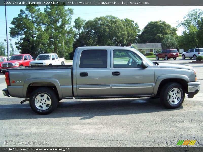 Graystone Metallic / Dark Charcoal 2007 Chevrolet Silverado 1500 Classic LT  Z71 Crew Cab 4x4
