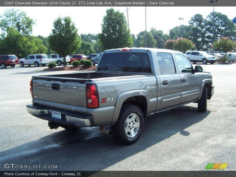 Graystone Metallic / Dark Charcoal 2007 Chevrolet Silverado 1500 Classic LT  Z71 Crew Cab 4x4