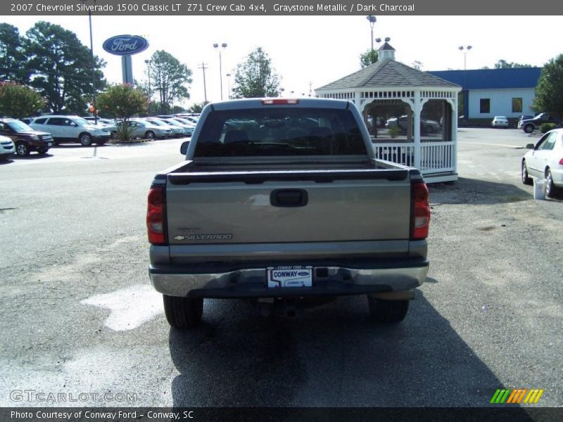 Graystone Metallic / Dark Charcoal 2007 Chevrolet Silverado 1500 Classic LT  Z71 Crew Cab 4x4