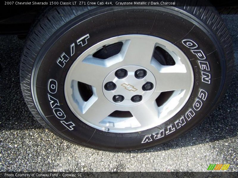 Graystone Metallic / Dark Charcoal 2007 Chevrolet Silverado 1500 Classic LT  Z71 Crew Cab 4x4