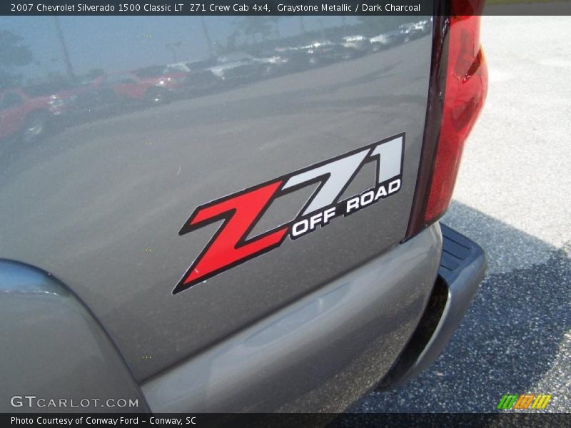 Graystone Metallic / Dark Charcoal 2007 Chevrolet Silverado 1500 Classic LT  Z71 Crew Cab 4x4