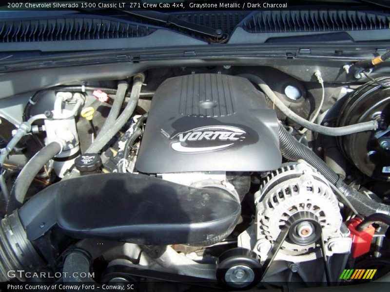 Graystone Metallic / Dark Charcoal 2007 Chevrolet Silverado 1500 Classic LT  Z71 Crew Cab 4x4