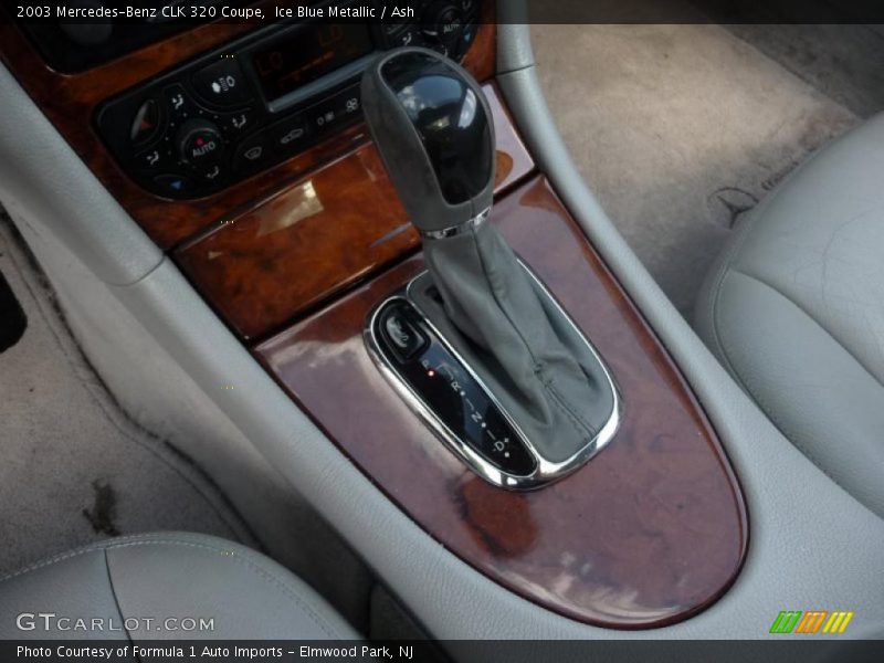 Ice Blue Metallic / Ash 2003 Mercedes-Benz CLK 320 Coupe