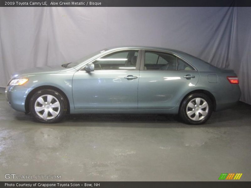 Aloe Green Metallic / Bisque 2009 Toyota Camry LE