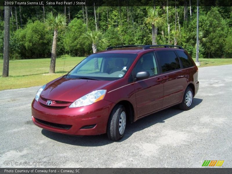 Salsa Red Pearl / Stone 2009 Toyota Sienna LE