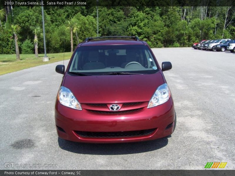 Salsa Red Pearl / Stone 2009 Toyota Sienna LE