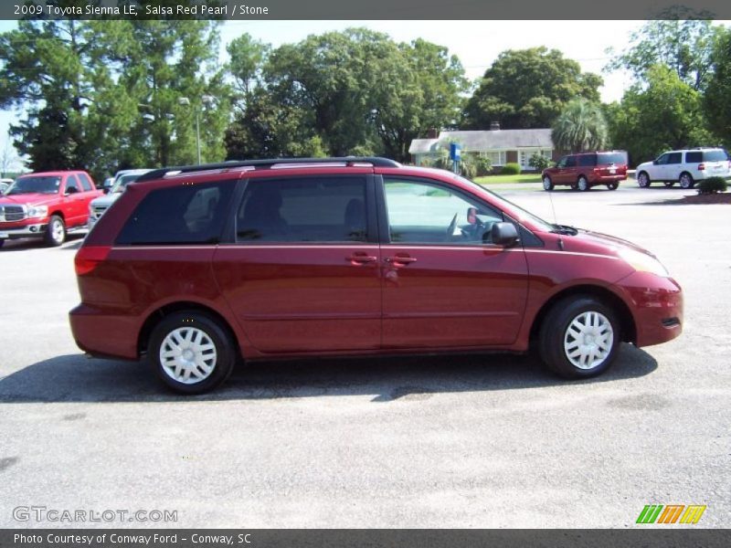 Salsa Red Pearl / Stone 2009 Toyota Sienna LE