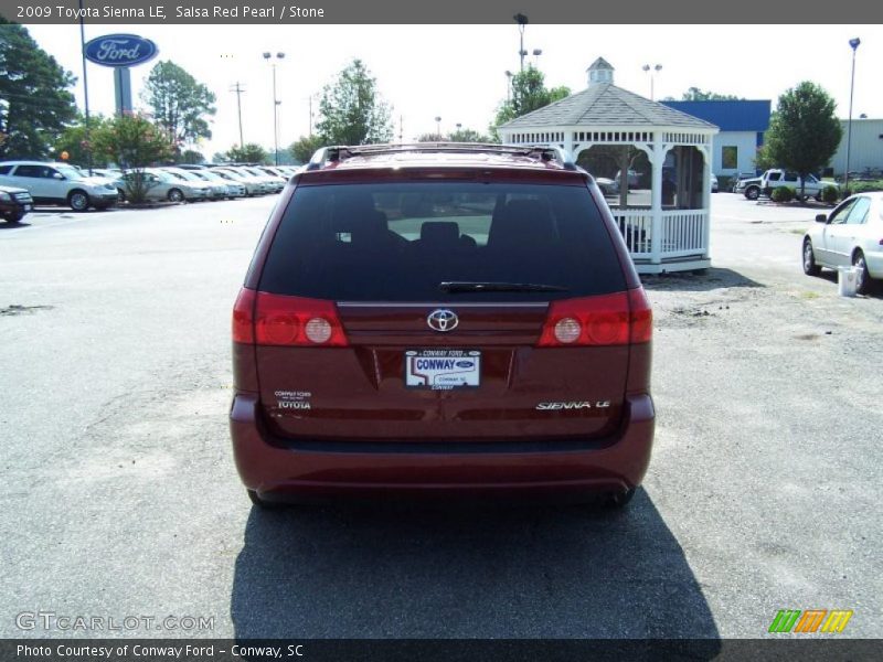 Salsa Red Pearl / Stone 2009 Toyota Sienna LE