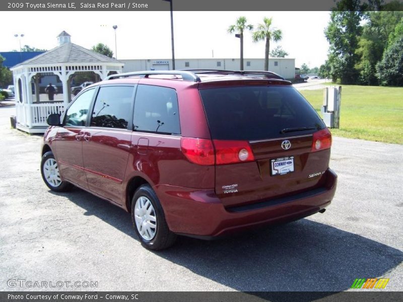 Salsa Red Pearl / Stone 2009 Toyota Sienna LE