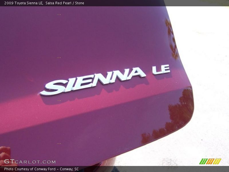 Salsa Red Pearl / Stone 2009 Toyota Sienna LE