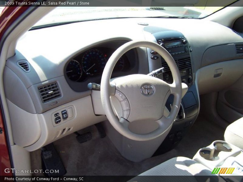 Salsa Red Pearl / Stone 2009 Toyota Sienna LE