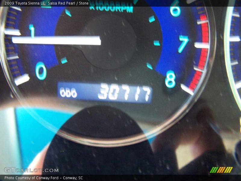 Salsa Red Pearl / Stone 2009 Toyota Sienna LE