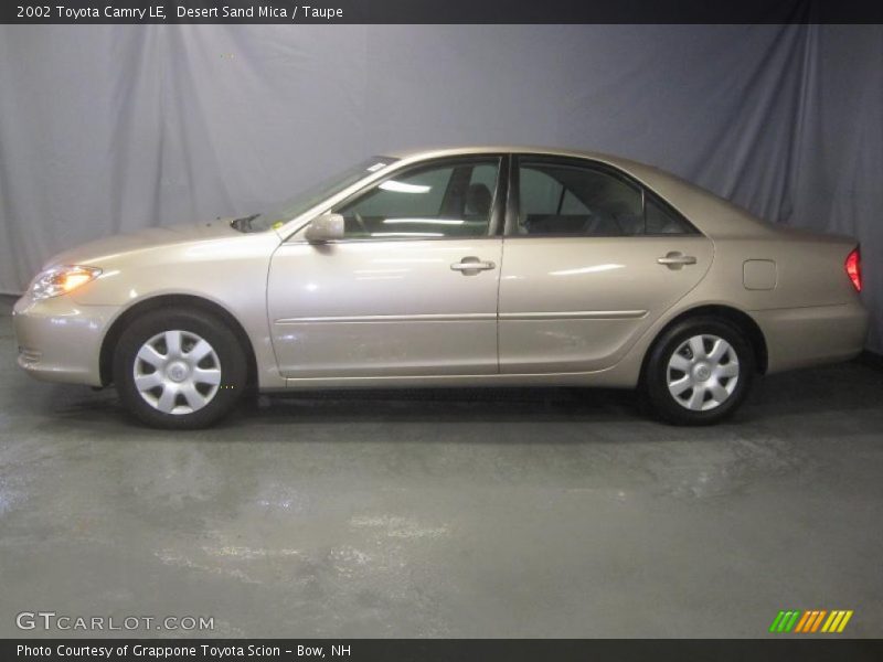Desert Sand Mica / Taupe 2002 Toyota Camry LE