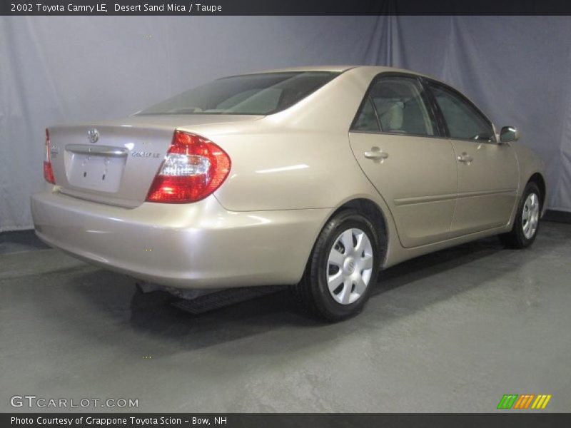 Desert Sand Mica / Taupe 2002 Toyota Camry LE