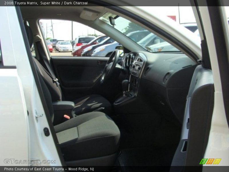 Super White / Dark Charcoal 2008 Toyota Matrix