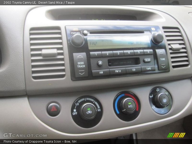 Desert Sand Mica / Taupe 2002 Toyota Camry LE