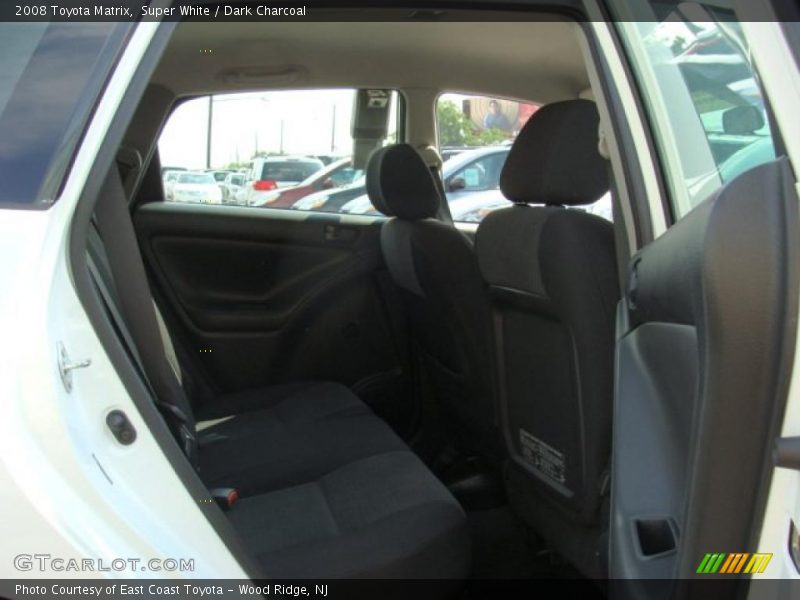 Super White / Dark Charcoal 2008 Toyota Matrix