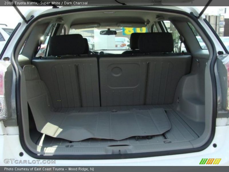 Super White / Dark Charcoal 2008 Toyota Matrix