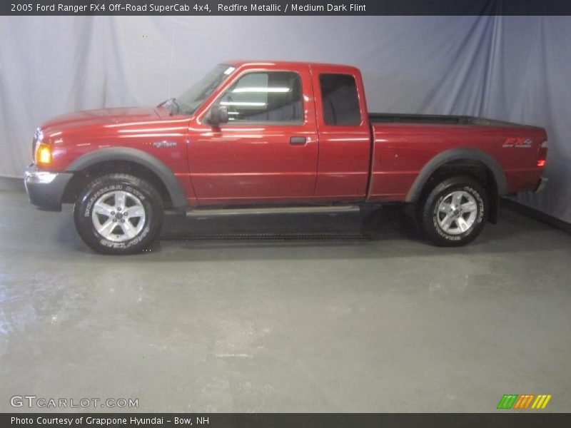 Redfire Metallic / Medium Dark Flint 2005 Ford Ranger FX4 Off-Road SuperCab 4x4