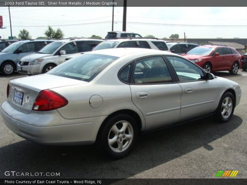 Silver Frost Metallic / Medium Graphite 2003 Ford Taurus SES