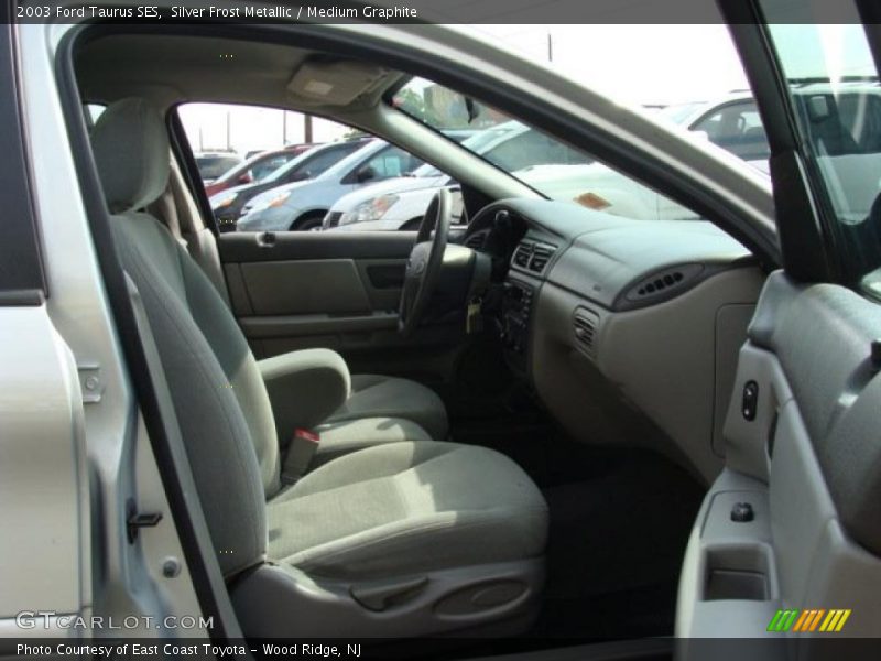 Silver Frost Metallic / Medium Graphite 2003 Ford Taurus SES