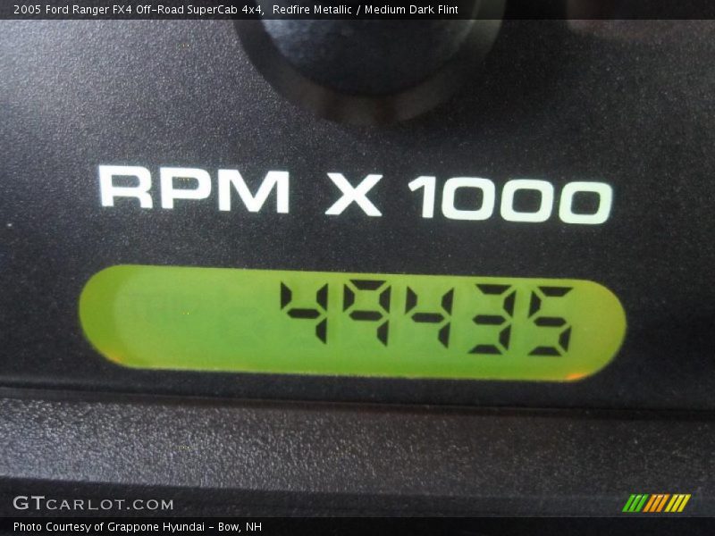 Redfire Metallic / Medium Dark Flint 2005 Ford Ranger FX4 Off-Road SuperCab 4x4