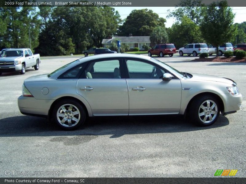 Brilliant Silver Metallic / Medium Light Stone 2009 Ford Taurus Limited