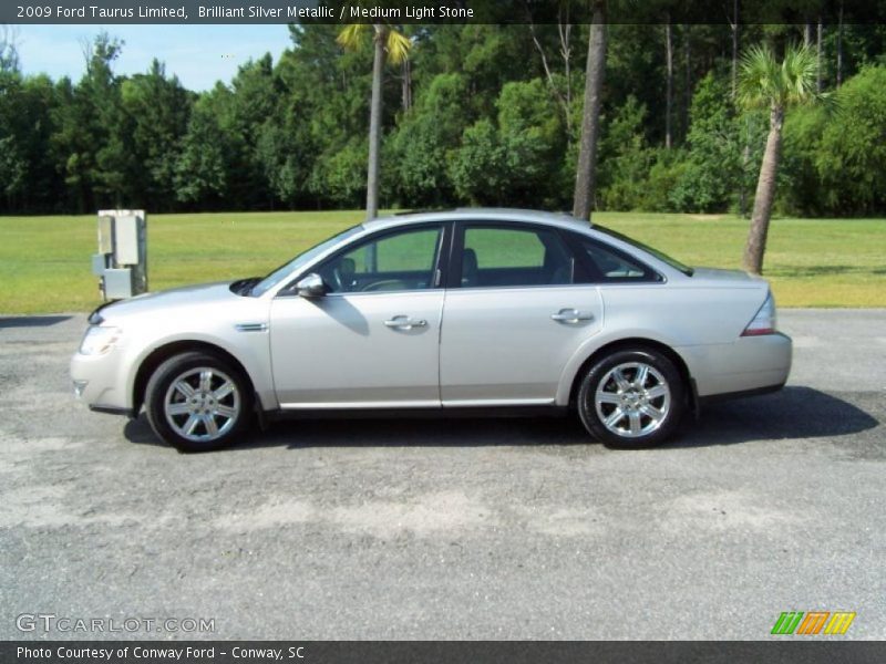 Brilliant Silver Metallic / Medium Light Stone 2009 Ford Taurus Limited