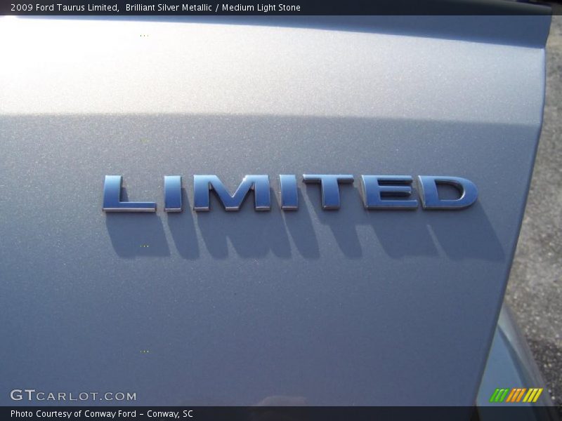 Brilliant Silver Metallic / Medium Light Stone 2009 Ford Taurus Limited