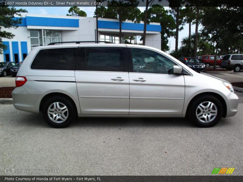 Silver Pearl Metallic / Gray 2007 Honda Odyssey EX-L