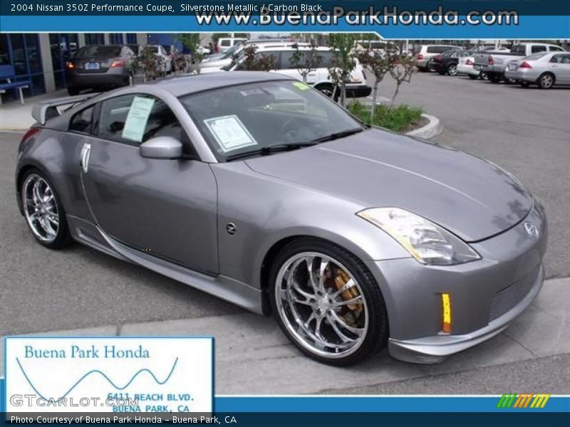 Silverstone Metallic / Carbon Black 2004 Nissan 350Z Performance Coupe