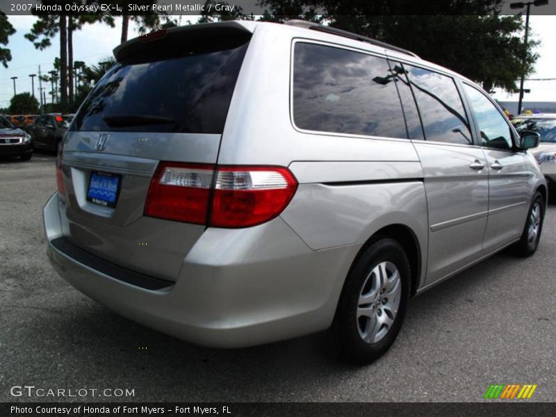 Silver Pearl Metallic / Gray 2007 Honda Odyssey EX-L