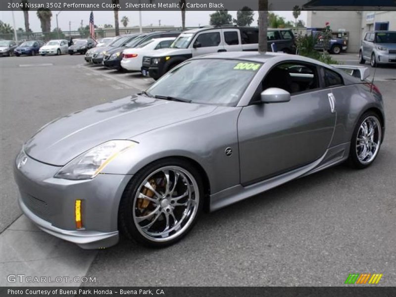 Silverstone Metallic / Carbon Black 2004 Nissan 350Z Performance Coupe