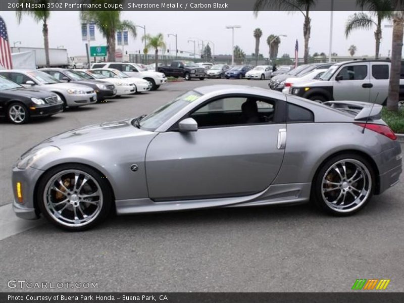 Silverstone Metallic / Carbon Black 2004 Nissan 350Z Performance Coupe