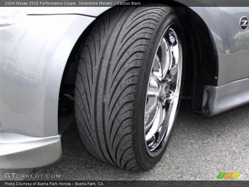 Silverstone Metallic / Carbon Black 2004 Nissan 350Z Performance Coupe