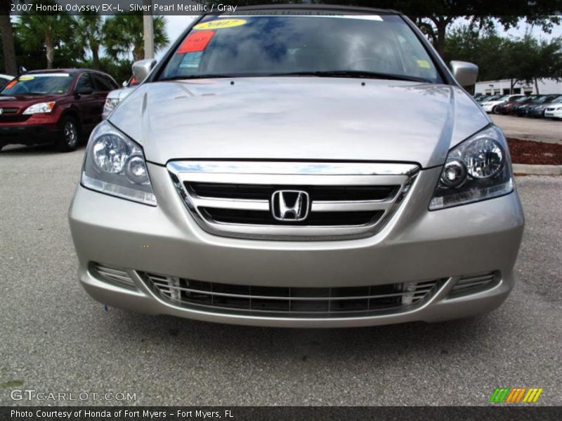 Silver Pearl Metallic / Gray 2007 Honda Odyssey EX-L