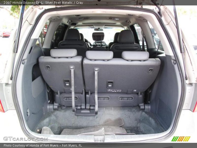 Silver Pearl Metallic / Gray 2007 Honda Odyssey EX-L