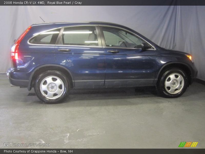 Royal Blue Pearl / Gray 2008 Honda CR-V LX 4WD