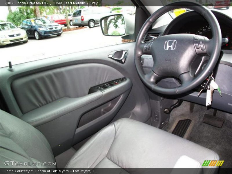 Silver Pearl Metallic / Gray 2007 Honda Odyssey EX-L
