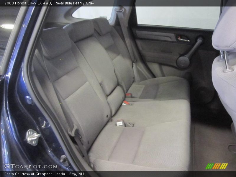 Royal Blue Pearl / Gray 2008 Honda CR-V LX 4WD
