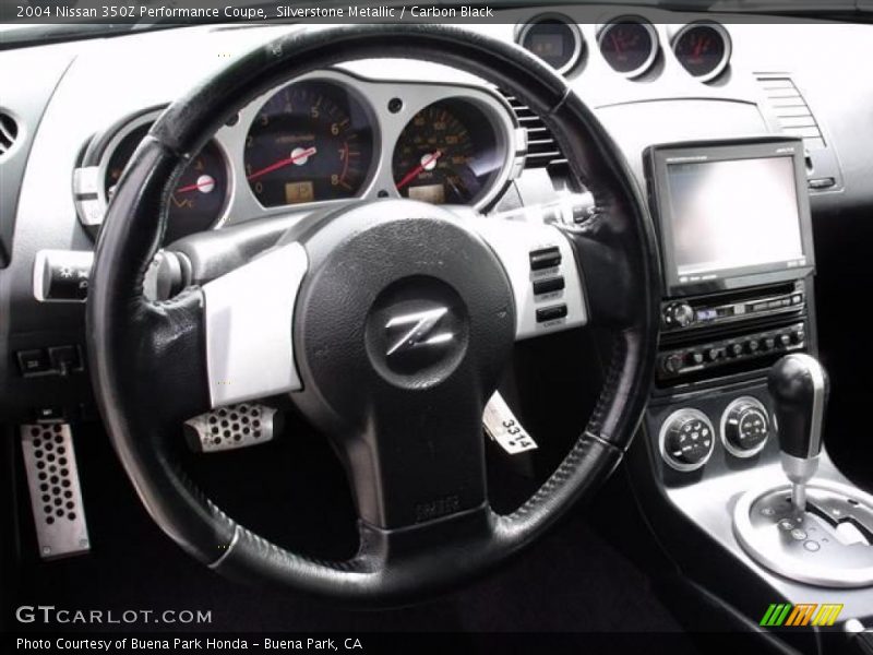 Silverstone Metallic / Carbon Black 2004 Nissan 350Z Performance Coupe