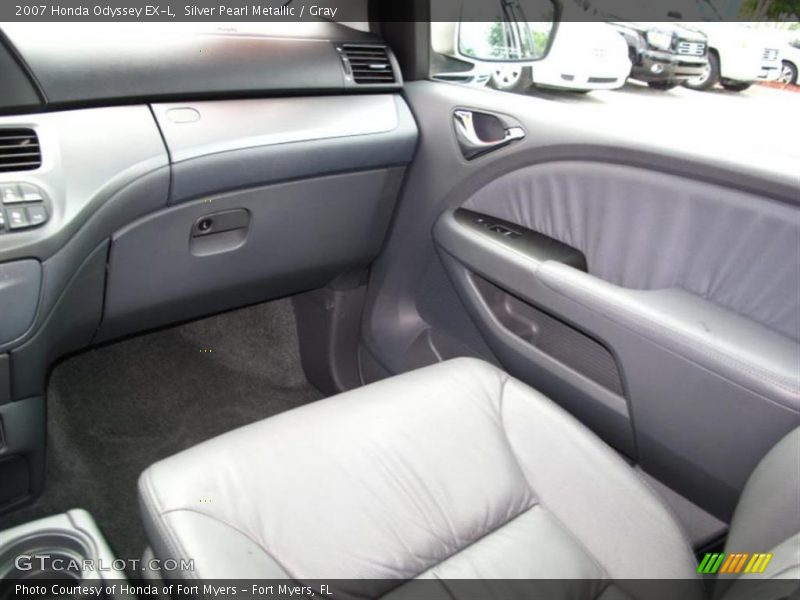 Silver Pearl Metallic / Gray 2007 Honda Odyssey EX-L