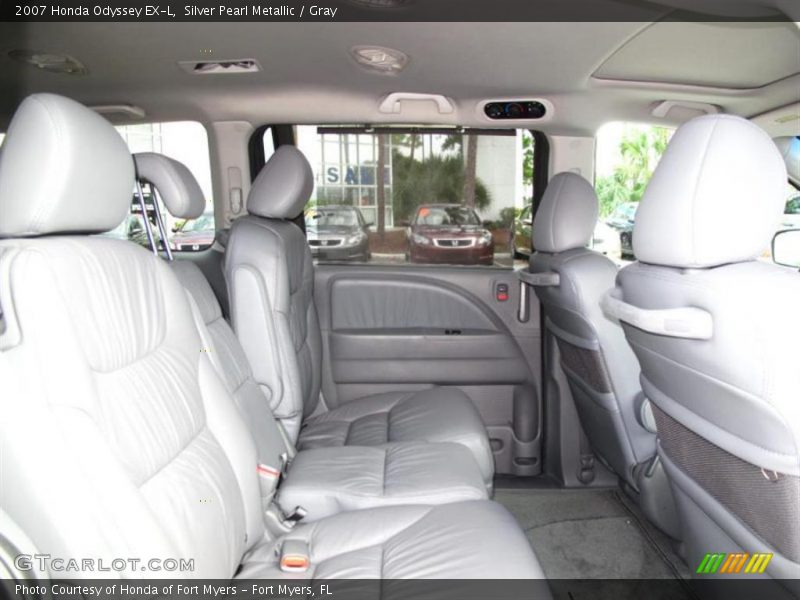 Silver Pearl Metallic / Gray 2007 Honda Odyssey EX-L
